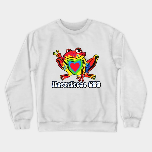 Happy Frogs CBD Crewneck Sweatshirt by HappyFrogsCBD